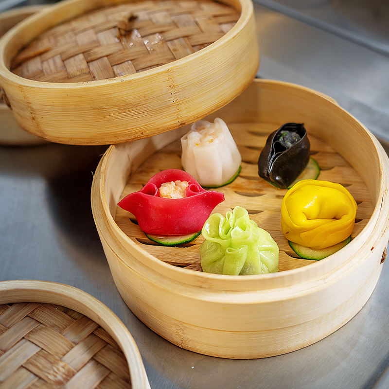 Nồi hấp tre dệt thủ công